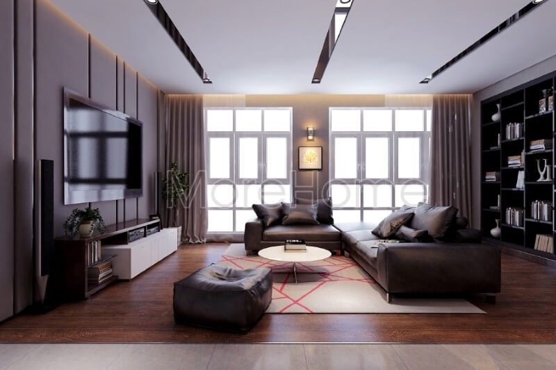 #13 Hình ảnh kệ tivi chung cư sang trọng trong thiết kế căn hộ chung cư 2022